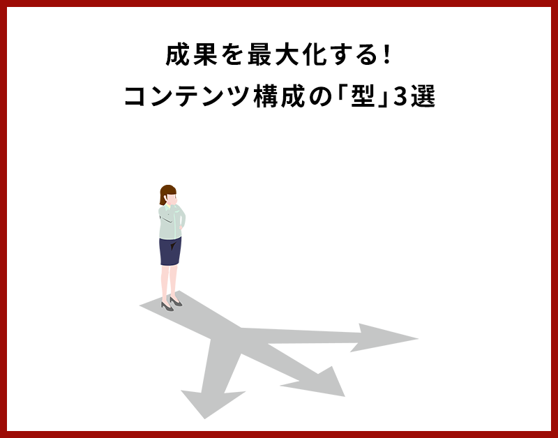成果を最大化する！コンテンツ構成の「型」3選